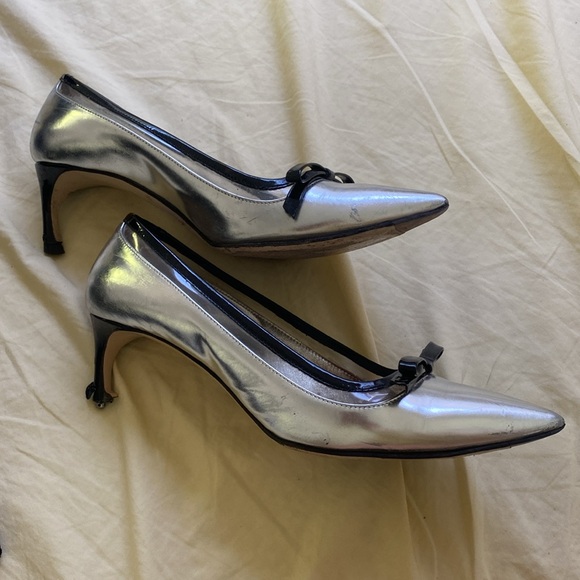 Silver kitten heels - Picture 2 of 4